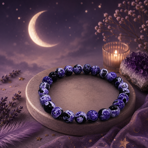 Bracelet Clair de Lune – Pierres Violettes