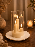 Trio de Bougies LED Flamme Vacillante – Ambiance Cocon