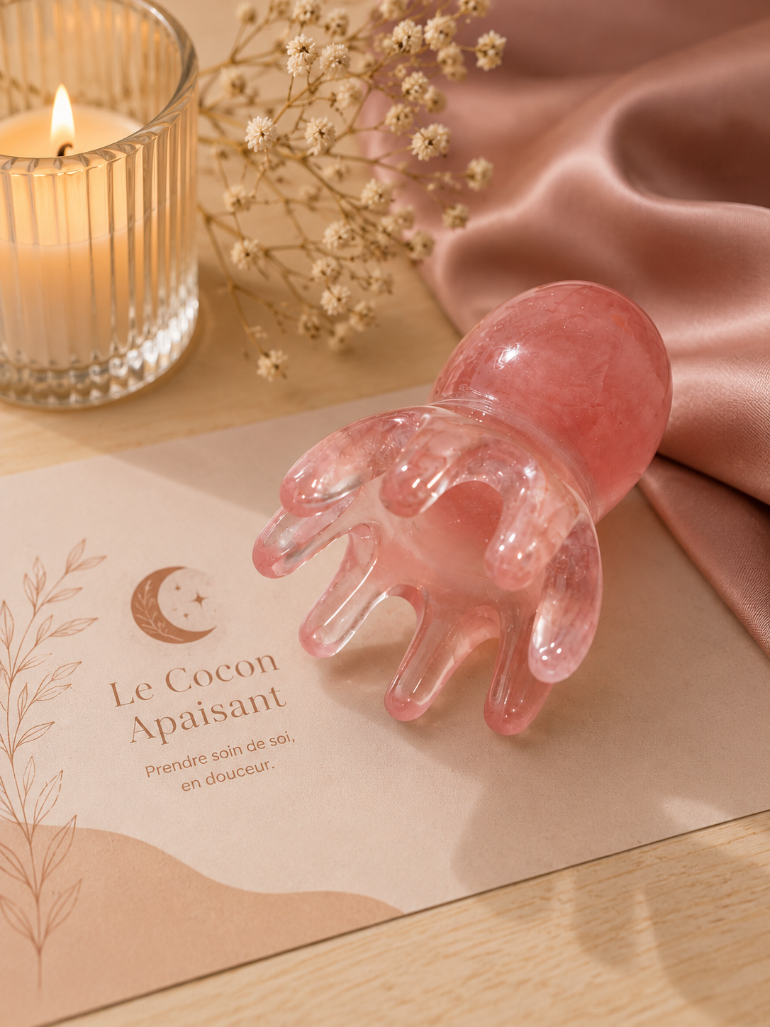 🐙 Le Poulpe de Papouilles – Accessoire Sensoriel Corps & Cuir Chevelu