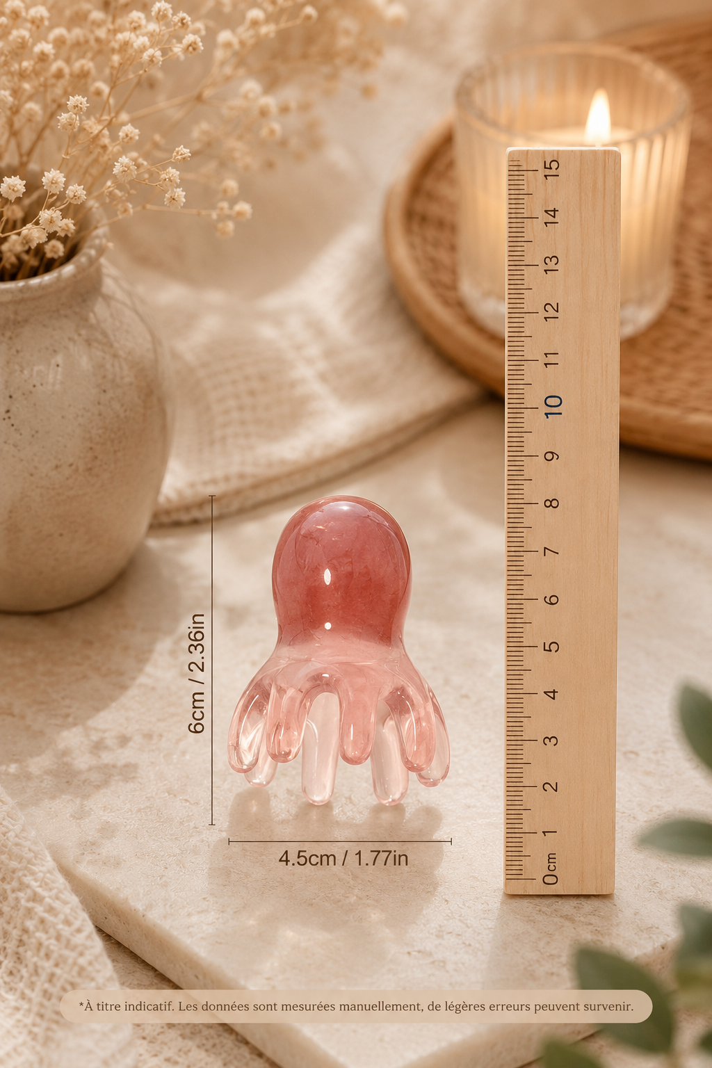 🐙 Le Poulpe de Papouilles – Accessoire Sensoriel Corps & Cuir Chevelu