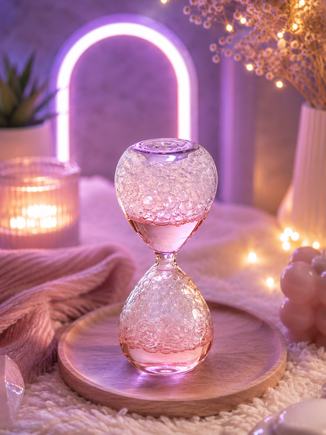 ✨ Sablier Liquide Sensoriel – Relaxation Visuelle & ASMR