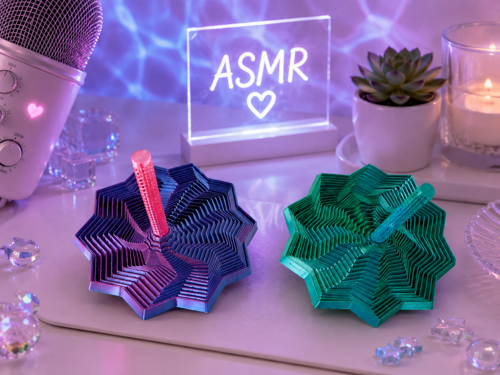 ✨ Étoile Sensorielle Rotative – ASMR & Anti-Stress