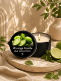 Bougie de Massage Parfumée – Huile Corps Nourrissante & Relaxante - Le Cocon Apaisant