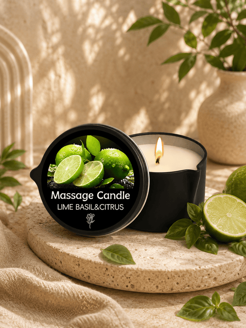 Bougie de Massage Parfumée – Huile Corps Nourrissante & Relaxante - Le Cocon Apaisant