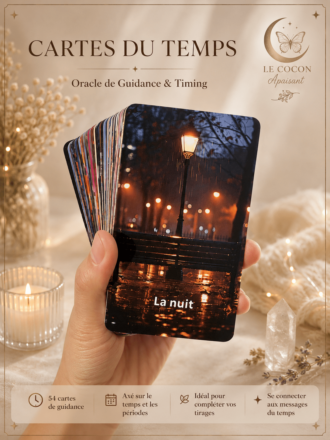 Cartes du Temps – Oracle de Guidance & Timing - Le Cocon Apaisant