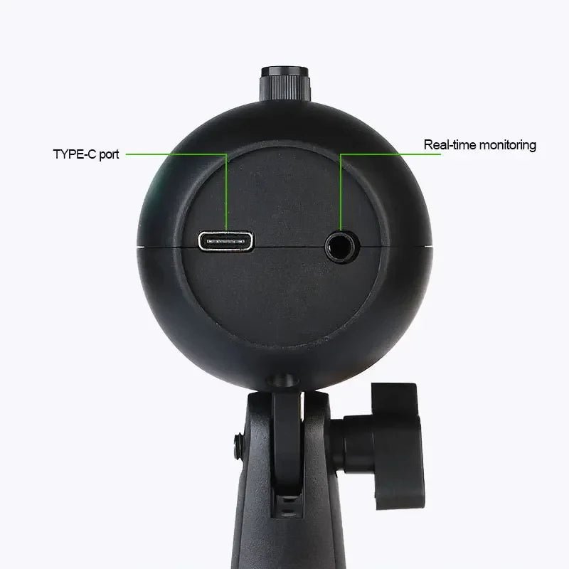 Microphone ASMR RGB – Son immersif & ambiance lumineuse - Le Cocon Apaisant