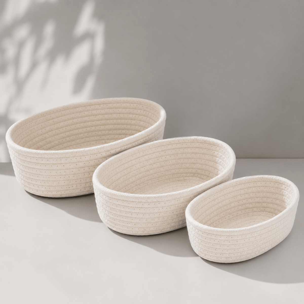 Panier de Rangement en Corde de Coton – Esprit Cocon - Le Cocon Apaisant