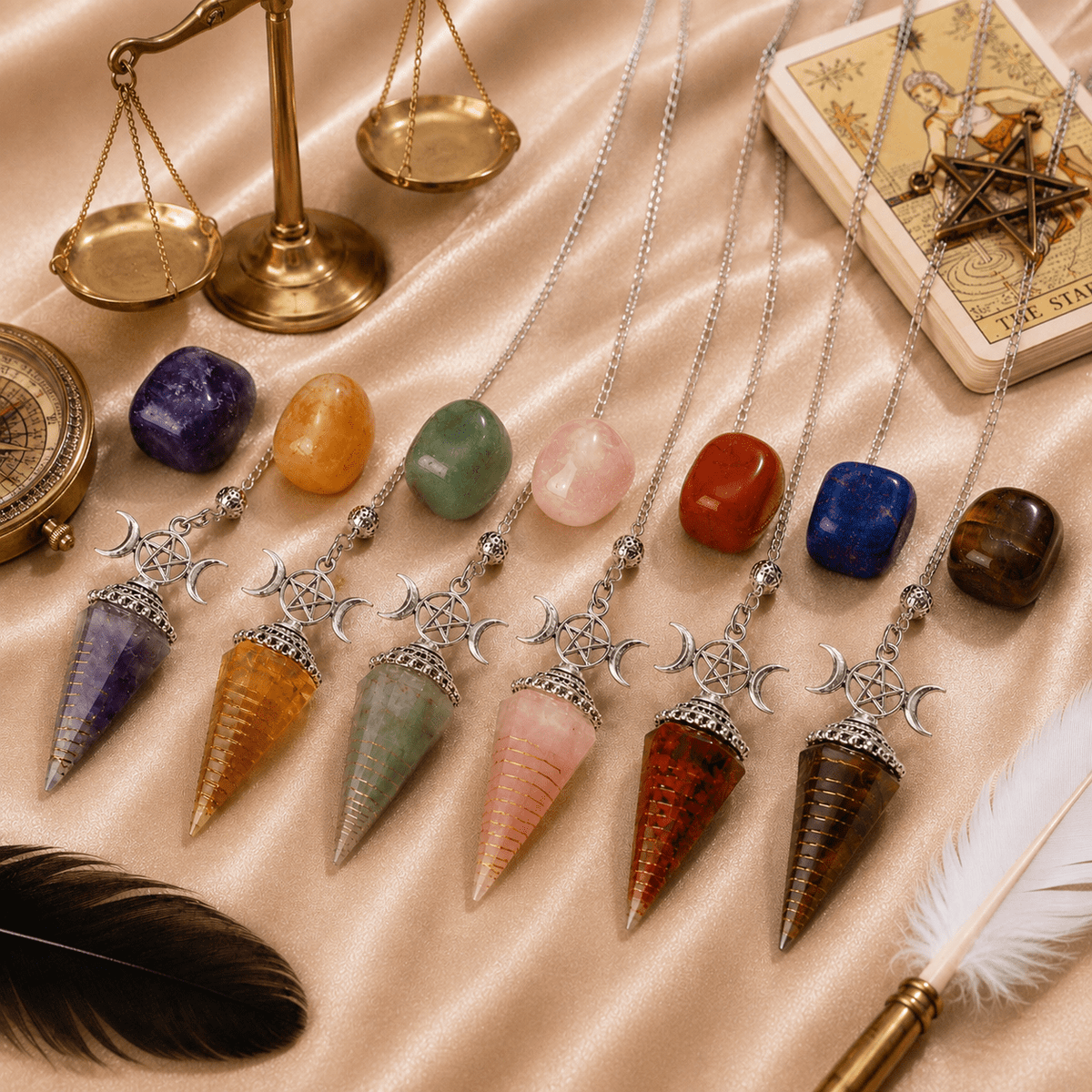 Pendule Mystique – Pendule & Pierre Assortie - Le Cocon Apaisant