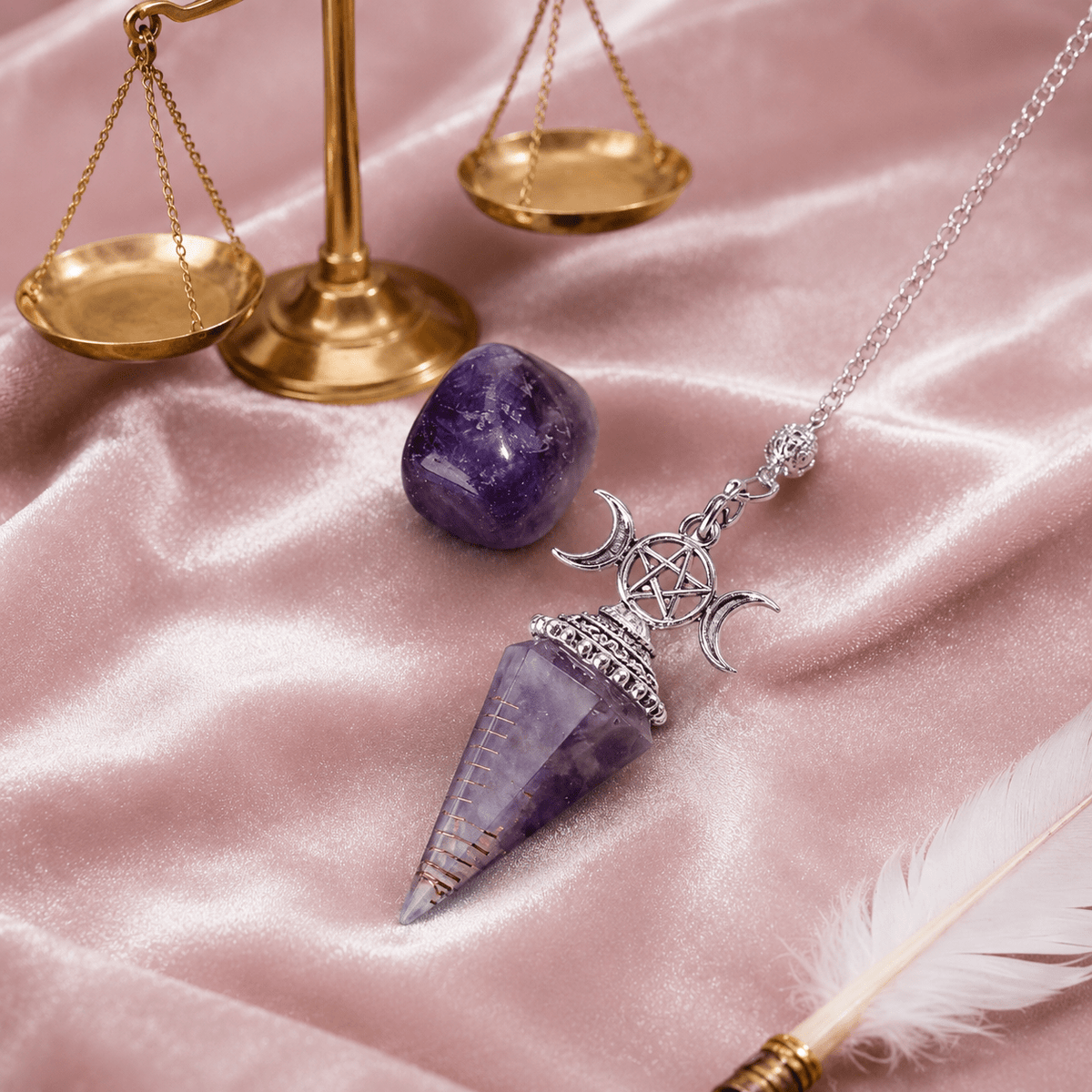 Pendule Mystique – Pendule & Pierre Assortie - Le Cocon Apaisant